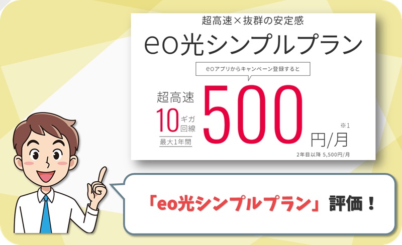 eo光シンプルプランの評価