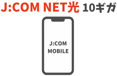 JCOM NET光10ギガはJCOM MOBILEの「データ盛」が対象になる