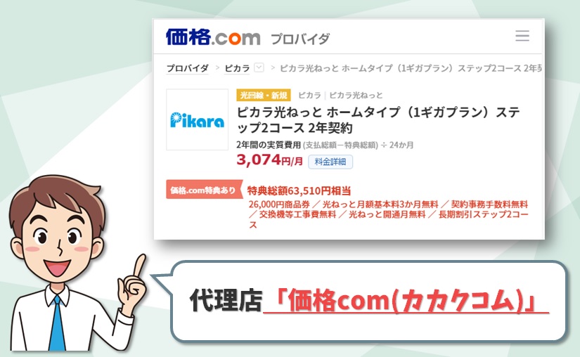 価格com（カカクコム）｜ピカラ光代理店