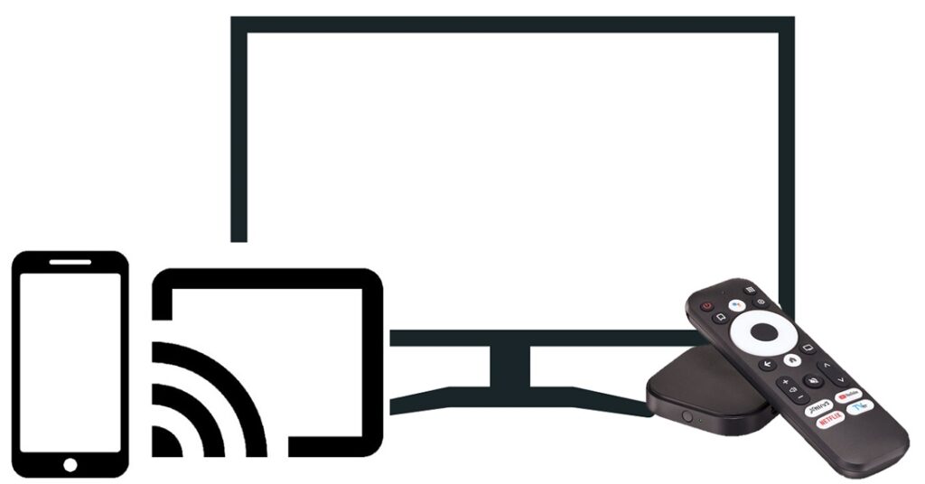 スマホやタブレットからのキャストのイメージ