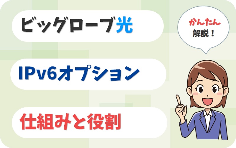 ビッグローブ光 IPv6オプション IPv6オプションライト 違いは？【アイキャッチ画像】