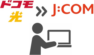 ① ドコモ光の解約前に「J:COM 光の開通日」を決める