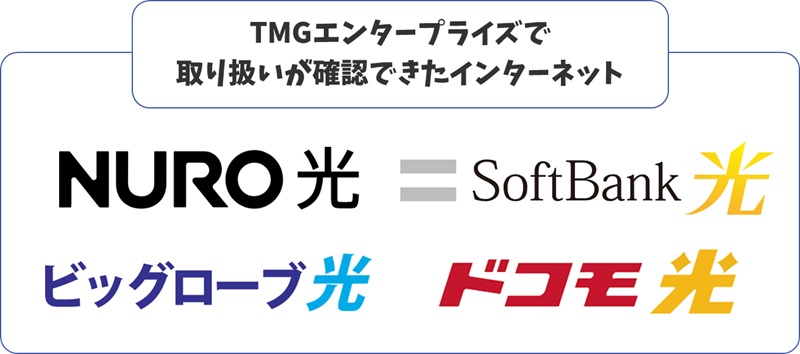 TMGエンタープライズの取扱うインターネット