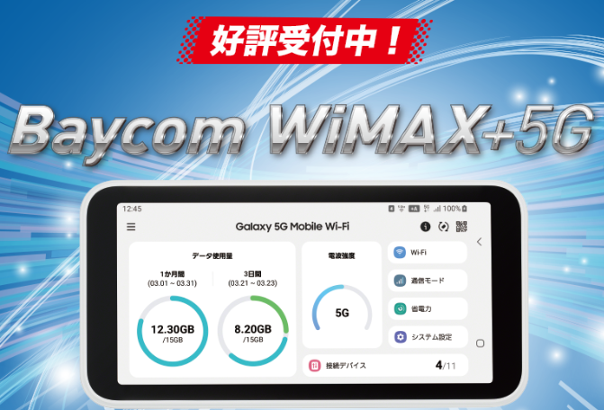 ベイ・コミュニケーションズのBaycom WiMAX