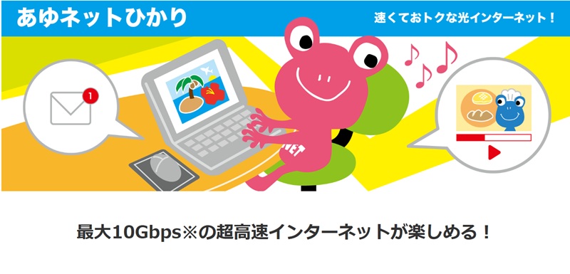 厚木伊勢原ケーブルネットワークのあゆネットひかり