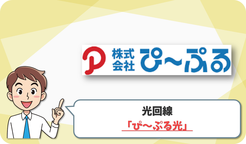 ぴ～ぷる光（ぴーぷる光） の回線情報