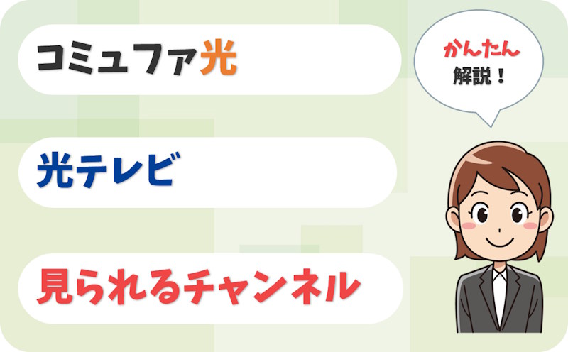 コミュファ光テレビとは？月額506円で見られるチャンネルは？