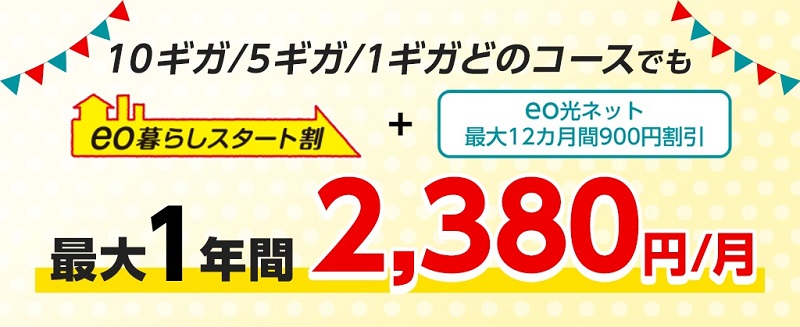 eo光公式の限定キャンペーンの情報